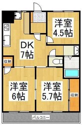 ホワイトハイツ小峰の物件間取画像